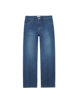 006 Tailored Denim Jeans (Mid blue)
