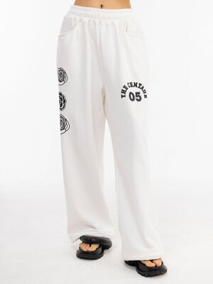 CENTAUR ROSE 05 SWEAT PANTS_IVORY