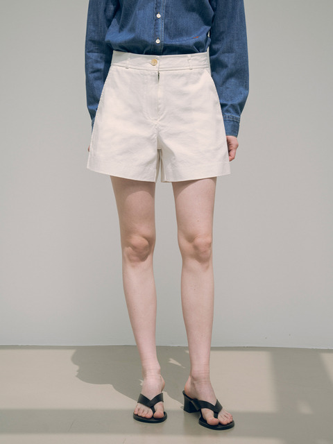 【RECTO】 GRETA FAUX LEATHER LACE TRIMMING SHORTS 2色 렉토]GRETA FAUX LEATHER LACE TRIMMING SHORTS (2COLORS)