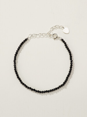 925 Black Spinel Bracelet