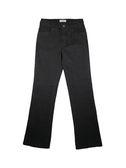 골프 - 몽버디골프 (MonBirdie Golf) - HIGH WAIST BOOTS CUT JEANS 스트레치 부츠컷 데님팬츠_BLACK