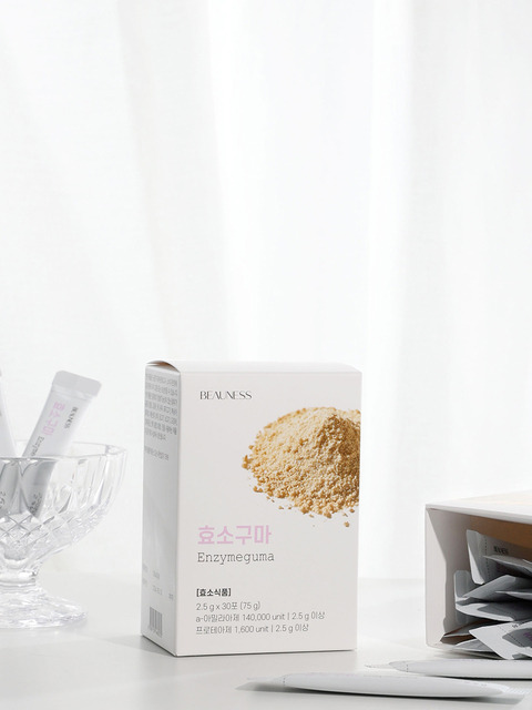 다이어트 - 뷰니스 (Beauness) - 15곡발효효소 고구마라떼맛 효소구마 30포 1박스