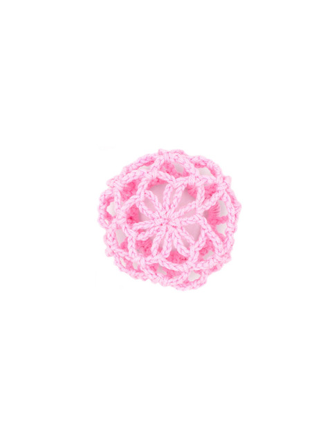 헤어액세서리 - 더볼볼 (thebolbol) - Flower Hair Net (pink)