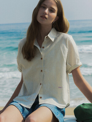 Ann button point shirt[2color]