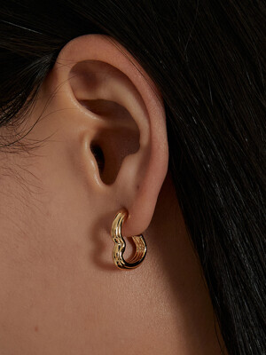 OUTLINE MATIERE EARRING_GOLD
