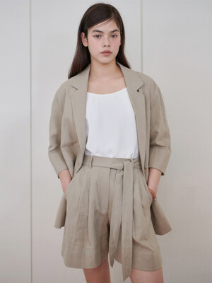 24N summer linen roomy jacket [BE]