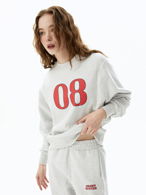N.08 Sweatshirt (L/Melange_RED)