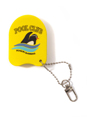 POOL CLUB FLOAT BOARD KEY RING (YELLOW)