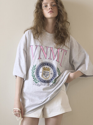 VNMT tennis club t-shirt_light gray