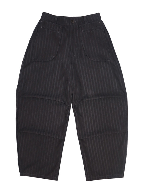 오들리워크샵]Gust Stripe Knee Dart Trousers