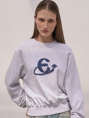 Essential Logo Sweatshirts_White Melange