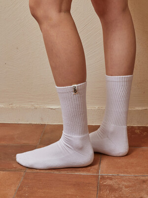 CHUBASCO CHU TAG WHITE SOCKS CTS2404 WHITE