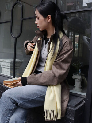 HAZEL SUEDE JACKET_2COLORS_KHAKI