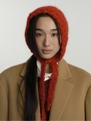 HANDMADE BONNET _RED