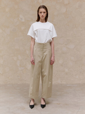 TWS BARREL LEG CHINO PANTS _ 2 COLOR