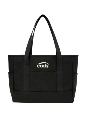 CANVAS SHOULDER BAG-BLACK