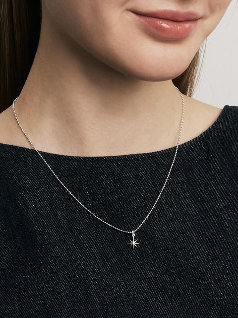 ★Hei★ [sv925] essential cubic snake chain necklace sv925] essential cubic snake chain necklace - 감도 깊은 취향