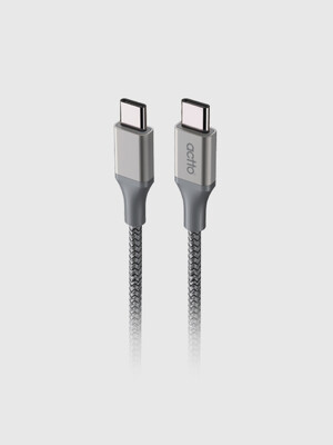 엑토 100W PD C타입 to C 5A 고속 충전 전송 3m 롱 케이블 TC-55