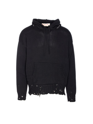 [마르니] FW25  후드 티셔츠 GCMG0411A0UFC65200N99