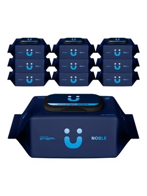 순수공감 77gsm 노블 물티슈 캡형 70매 10팩