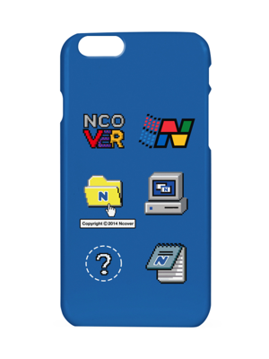 Computer icon case-blue