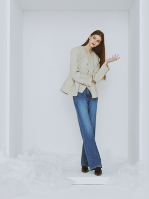 collarless pocket jacket JWJKKI0300