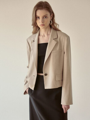 Notched Crop Jacket SW1SJ105-91