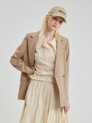 linen pocket straight jacket JWJKLE0100