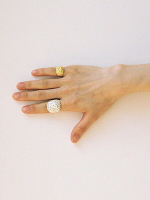 Pruney thumb ring Silver