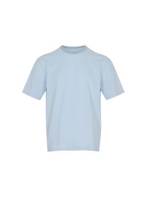 루즈핏 에센셜 티셔츠_라이트 블루
