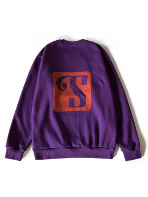 S BOX CREWNECK (PURPLE)