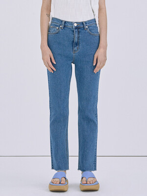 Semi-Bootscut Denim Pants_Blue