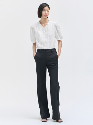 25SN semi-wide pants [BK]