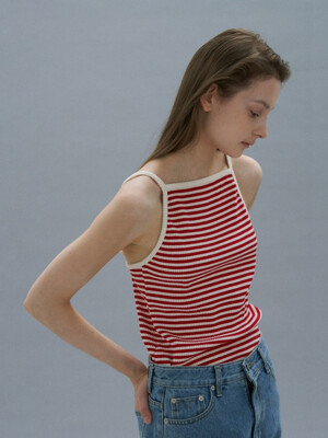 Katie Sleeveless T-shirt [Red]