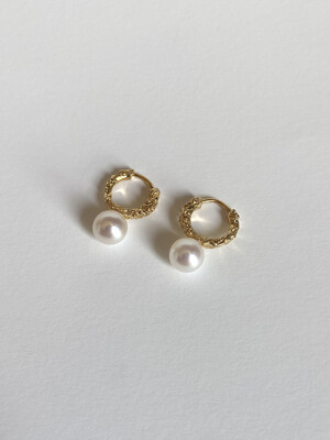 Twig Slim - Pearl Earrings (M)
