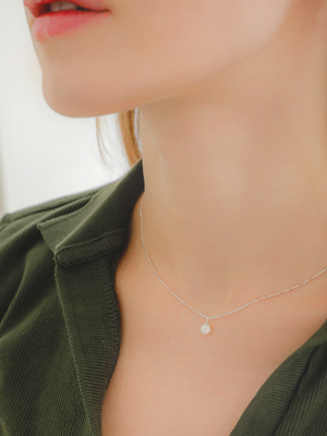 October Birthstone Mini Opal Ball Necklace N01049