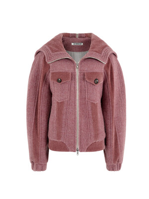 Rust Flightless Hooded Bomber Jacket