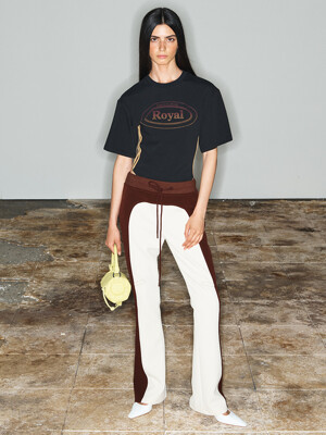 PANELLED TRACK PANTS, WINE