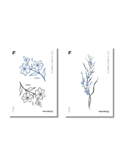 네일&타투 - 페이크타투 (FAKE.TTT) - B 타투스티커 세트