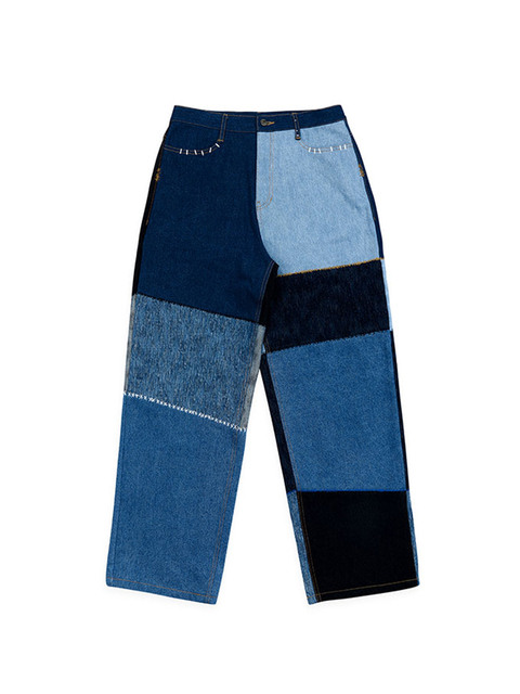 ■ADERERROR■ Elio jeans Noir Ader Error Black Elio Denim Trousers - ShopStyle Jeans