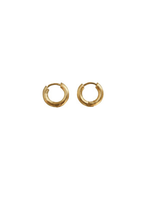 [HEART] Gold matt ring E 15mm(925silver)