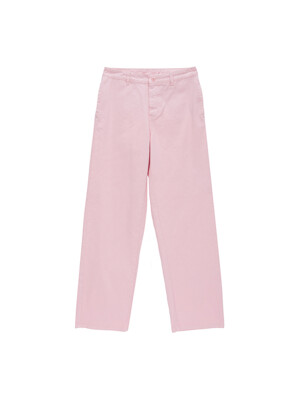 PATCHED DYING PANTS IN PINK