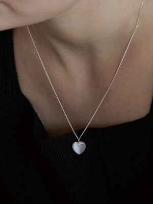 Abigail 925 Silver Heart Necklace