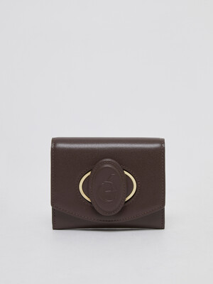 Oval wallet(Choco spread)