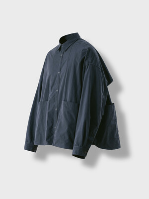 Steric CN Multi Pocket Shirt - Blue Grey