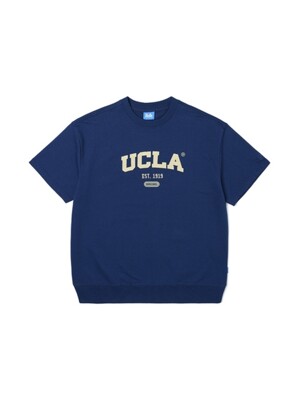 남녀공용 미니쮸리 반팔 라운드 티셔츠[DK-BLUE](UA4ST90_A4)