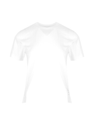 톰브라운 여성 릴렉스드 핏 사이드 슬릿 티셔츠 FJS036A05398 100