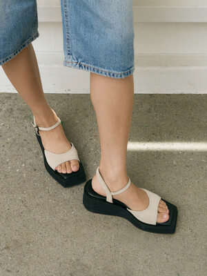 리안 플랫폼 샌들 베이지  Lian Platform Sandals 24S83BE