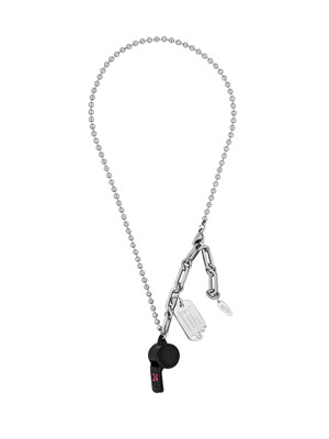 NO.553 [BLACK PINK] 24 COLOR WHISTLE NECKLACE