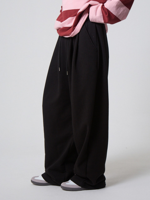 パンツ [POLYSOOEM]Warm Studded Washed Jeans - Black WARM STUDDED WASHED JEANS, BLACK - polysooem
